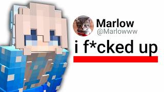 Marlow Just QUIT Minecraft.. (It's Over)