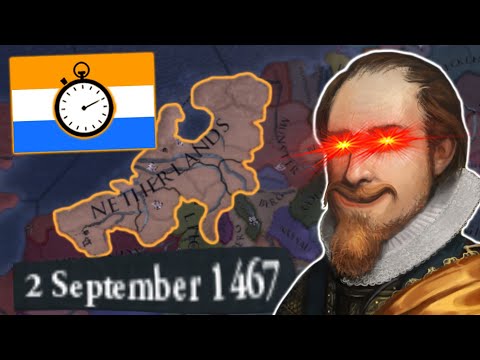 How Fast Can You Unite the Netherlands? - EU4 Nation Speedforming!