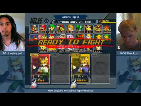 NE Melee Invitational 2018 - DBJ | Joyboy (Default Fox) vs. GVS | Silver (Blue Fox) - SSBM LR2