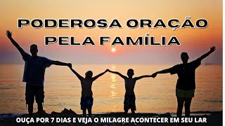 Orao pela famlia.
