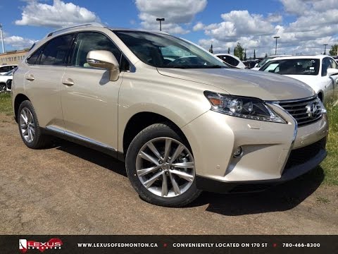New Satin Cashmere 2015 Lexus RX 350 AWD Sportdesign Touring Package Review Northwest Edmonton