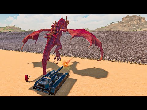 SMAUG, RAILGUN & THOR vs 1,000,000 ZOMBIES | Ultimate Epic Battle Simulator 2 UEBS 2
