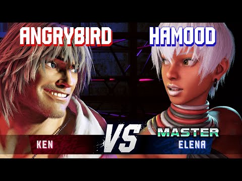 SF6 ▰ ANGRYBIRD (Ken) vs HAMOOD (Elena) ▰ High Level Gameplay