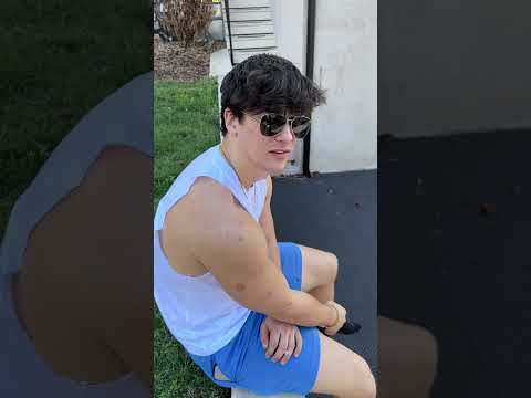 He really DOES run like a girl 😂 #shorts