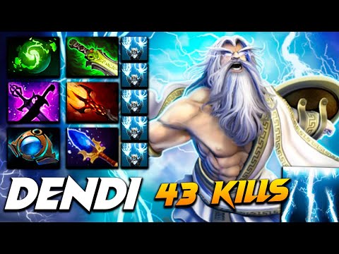 Dendi Zeus 43 KILLS - Dota 2 Pro Gameplay [Watch & Learn]