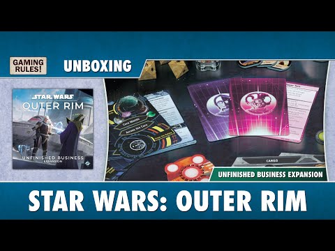 Star Wars: Outer Rim - Unfinished Buisiness Expansion - Unboxing