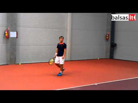 R. Berankio teniso treniruotė Vilniuje