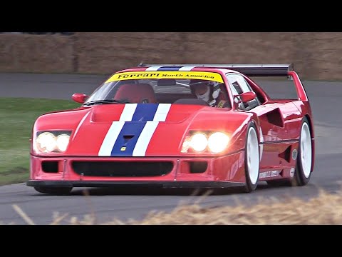 1992 Ferrari F40 LM feat. F120B Twin Turbo V8 Engine | PURE SOUND | Best of Goodwood #5