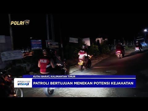 SINERGI POLSEK MELAK DAN POLRES KUBAR SISIR PERMUKIMAN WARGA DI JAM RAWAN