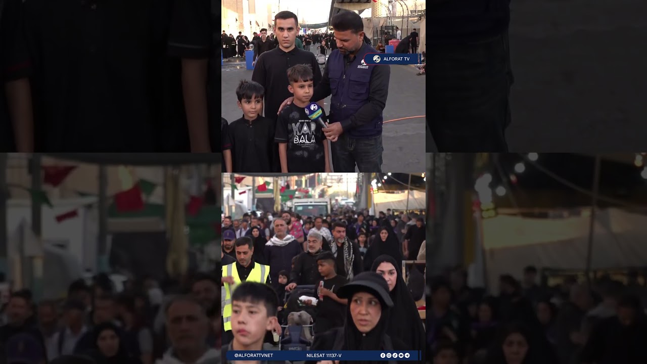 فيديو | أصوات صغيرة وولاء كبير .. أطفال النجف ينشدون للحسين ع
