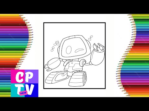 Boogie Bot coloring page/Poppy Playtime Coloring page/Elektronomia - Energy/Elektronomia - Sky High