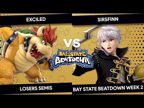 Bay State Beatdown #2 - Exciled (Bowser) vs SirSfinn (Robin) - Losers Semis