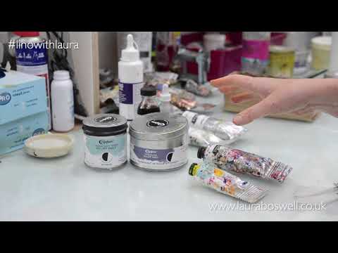 Multi block Lino Print with Laura: Episode 15 All About Printing Ink & Additives