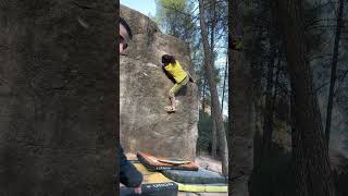 Video thumbnail of Test, 6b+. Salvanebleau