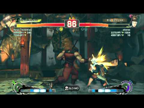 SSF4 AE: Kiryu Tsukimiya(Guy) vs atorne(Juri) - HD 720p
