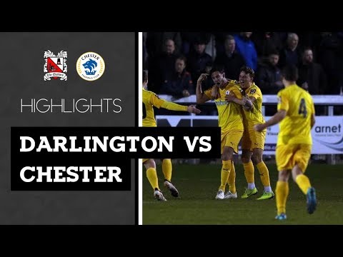 Darlington 0-1 Chester - Vanarama National League North - 2018/19