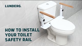 Product video: Lunderg Toilet Safety Rail for Seniors - Sturdy & Secure Frame