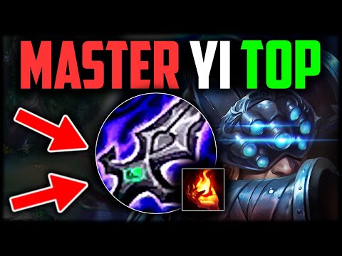 MASTER YI TOP IS TOO EASY - How to Play Master Yi top & Carry Season 15 League of Legends