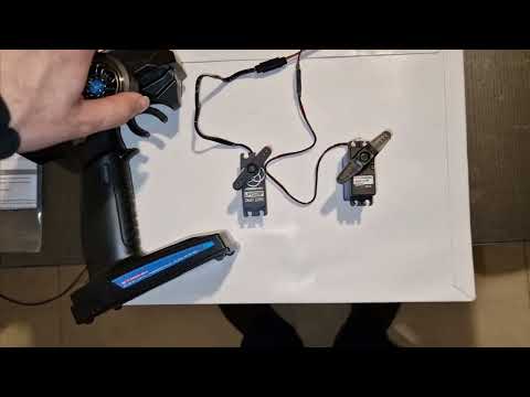 Brushless servo vs normal digital servo comparison - speed and power consumption.