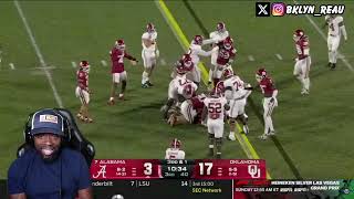 SYRACUSE FAN REACTS TO!! Alabama Crimson Tide vs. Oklahoma Sooners Game Highlights