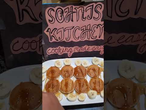 Baby Pan Cakes ,my yummy breakfast today