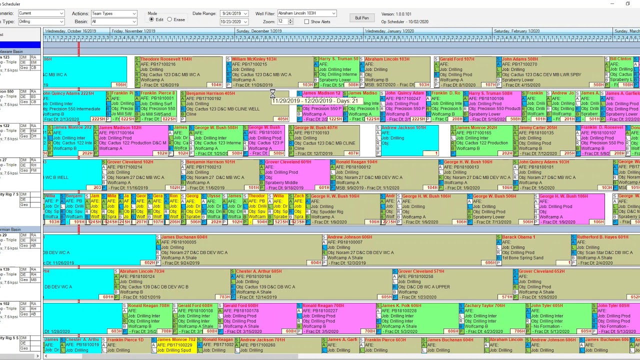 Operations Scheduler Overview