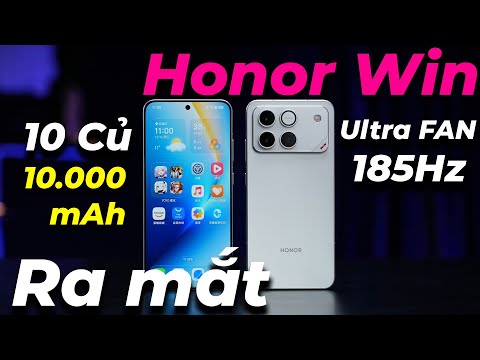 Honor Win and Honor Win RT launched: Priced at 10 million VND, they feature a cooling fan, IP69K ...