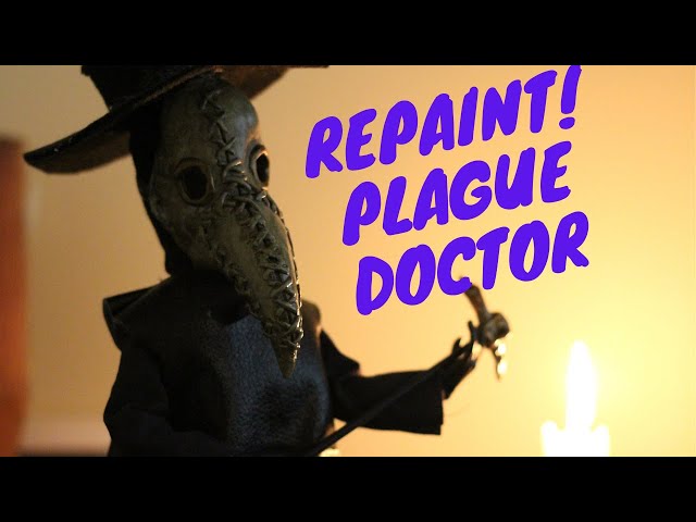 Vídeo relacionado con Plague Doctor - Muñeco de peluche con relleno de peluche, decoración de Halloween (blanco)