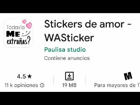 Stickers de amor - WASticker video