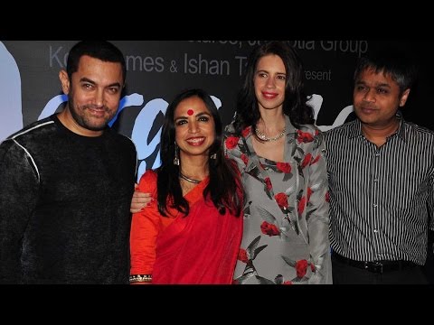 Aamir Khan, Kalki Koechlin & Shonali Bose At Trailer Launch Of Margarita With A Straw