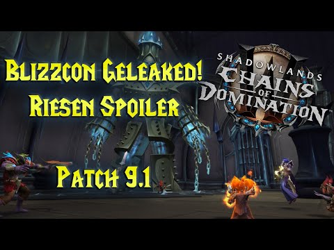 Blizzcon geleaked! |Big Spoiler! | Alles zu Shadowlands Patch 9.1 neue Zone neuer Raid neuer Dungeon