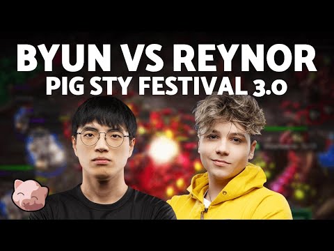 BYUN vs REYNOR | PiGFest 3.0 Round of 8 (Bo7 TvZ) - StarCraft 2