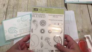 How to make a VERY quick and easy Paisleys and Posies Card