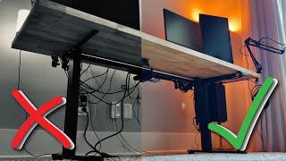 the minimalist mega desk for work and gaming: cozy & affordable