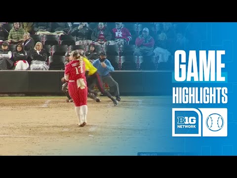 Rutgers at Maryland | HIGHLIGHTS | Big Ten Softball | 03/06/2026