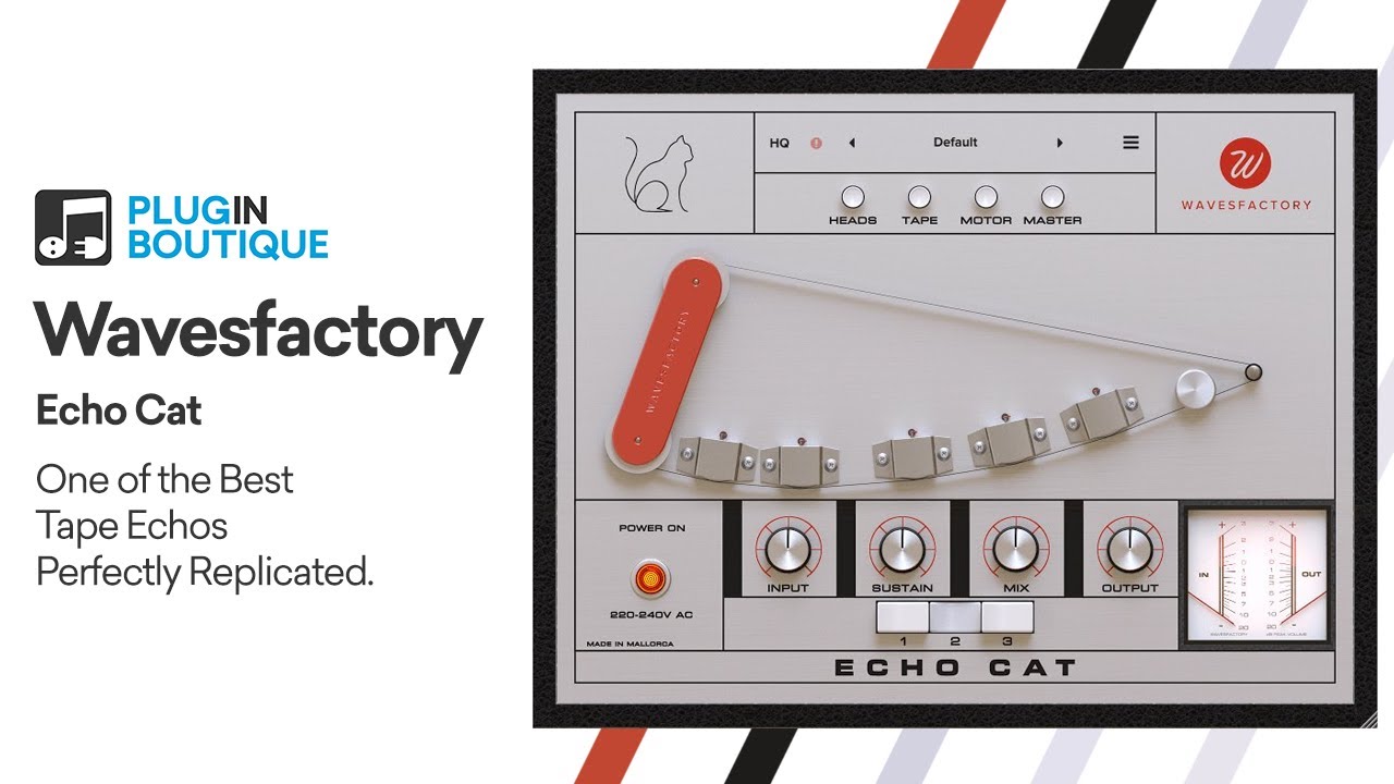 Echo Cat By Wavesfactory Getting Started With A Tape Delay VST Plugin
