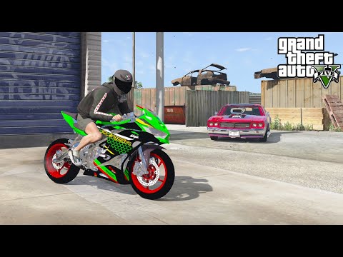 KAWASAKI ZX25R NIH GOS MODIF PELAJAR KENCANG TOP - GTA V MOD INDONESIA EPISODE SPESIAL