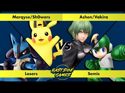 ESG Smash Ultimate Weekly #56 - Marqyse/Sh0wers (Pikachu/Lucario) vs Ashen/Vakira (Byleth/MM) LS