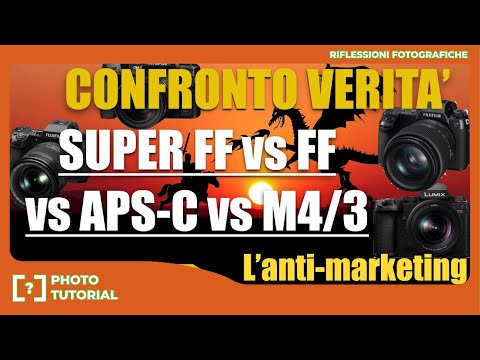MICRO 43 vs APS-C vs FULL FRAME vs SUPER FULL FRAME: Sfida all'Ultimo Pixel!