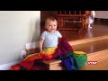 Little Girl Peekaboo Blanket Fall 5210