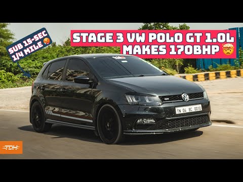 Stage 3 VW Polo GT 1.0L makes 170HP & 280Nm! (1/4 Mile under 15 seconds!) | Autoculture