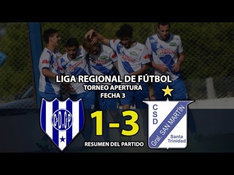 El Progreso vs San Martín (SantaTrinidad) - Resumen (1-3) | Fecha 3 | Liga Regional de Fútbol