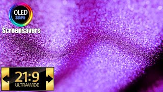 21:9 Ultrawide Rippled Multicolor Sand Screensaver - 10 Hours - 4K - OLED Safe