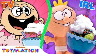 Lily Loud Puppet Tries An Ice Cream Sundae!🍦| Toymation