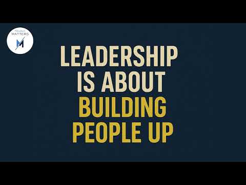 Leadership is about building people up: Message from a Stranger-Stephan Evans