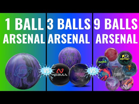 The Complete Bowling Arsenal Breakdown: 1, 2, 3, 6 & 9 Balls