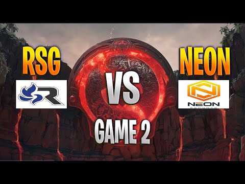 TI 11 Regional Qualifiers SEA - Day 11 - RSG vs NEON Esports