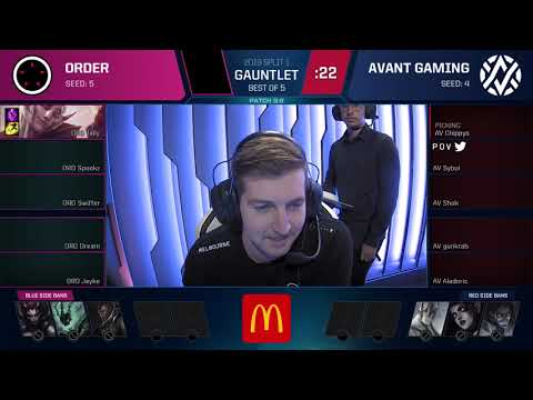 OPL 2019 - Split 1 Gauntlet Day 2 Game 1 - AV vs. ORD
