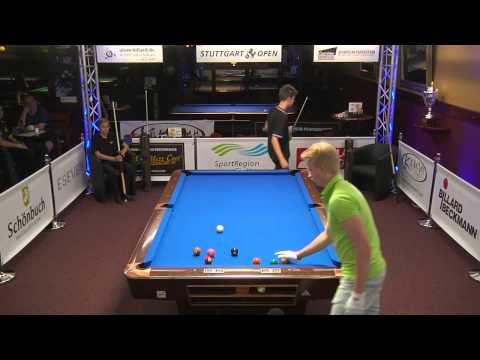 Stuttgart Open, Regio-Cup 2015, No. 06, Final, Niklas Vogel vs. Ivan Galic, 10-Ball, Pool-Billard