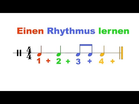Rhythmus nach Noten spielen - in 2 Minuten